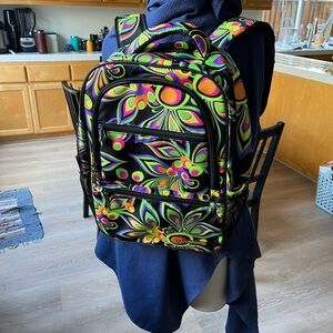 Loudmouth technicolor backpack like new!